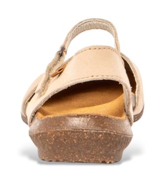 El Naturalista Sand�lias de couro N412 Wakataua bege