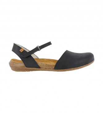 El Naturalista Leather sandals N412 Wakataua black
