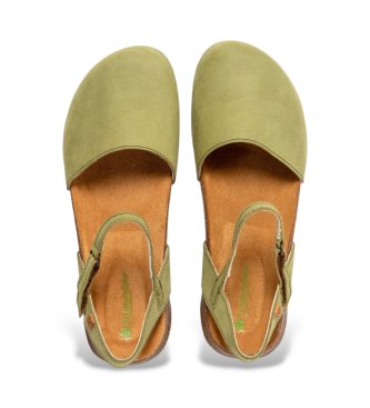 El Naturalista Sand�lias de couro N412 Wakataua verde