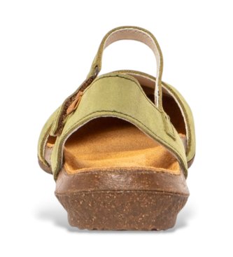 El Naturalista Sand�lias de couro N412 Wakataua verde