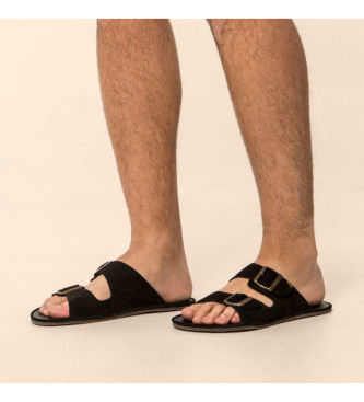 El Naturalista Sandalias de Piel N5682 negro
