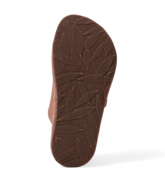 El Naturalista Braune Ledersandalen N5682