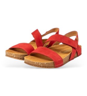 El Naturalista Sandalias de Piel N5791 Balance rojo