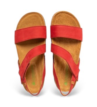 El Naturalista Sandalias de Piel N5791 Balance rojo