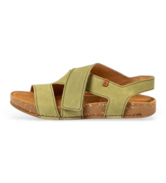 El Naturalista Sandalias de Piel N5799 Balance verde