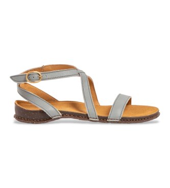 El Naturalista Beige leather sandals N5802