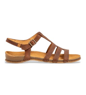 El Naturalista Leather Sandals N5803 Panglao brown