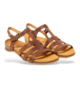 El Naturalista Leather Sandals N5803 Panglao brown