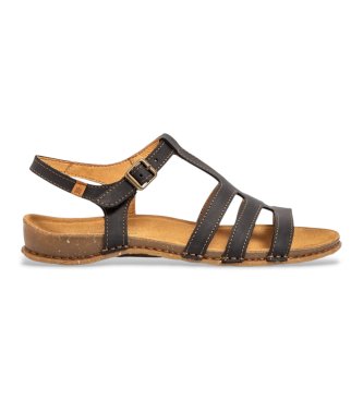 El Naturalista Leather Sandals N5803 Panglao black
