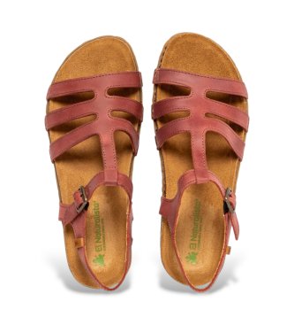 El Naturalista Leather Sandals N5803 Panglao red