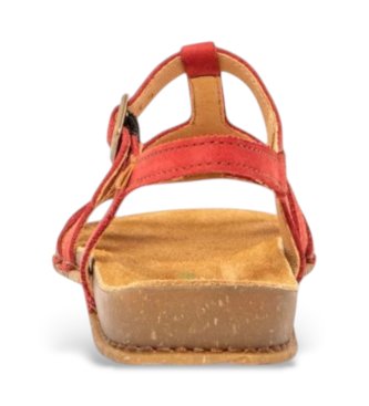 El Naturalista Sandali Panglao in pelle rossa N5803