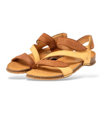 El Naturalista Lädersandaler N5810S Panglao gul