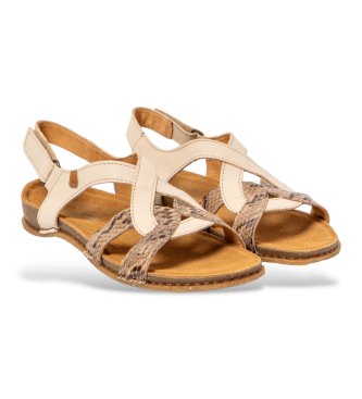 El Naturalista Multicoloured leather sandals N5819