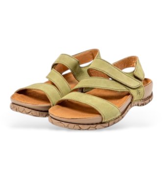 El Naturalista Sandales en cuir N5860 Tabernas vert