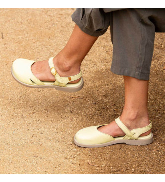 El Naturalista Ledersandalen N5874 creme