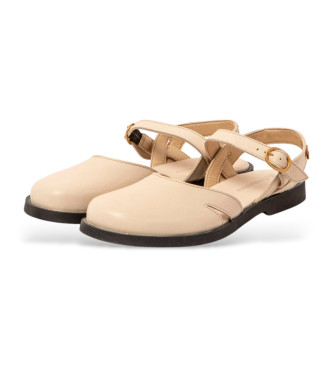 El Naturalista Ledersandalen N5874 creme