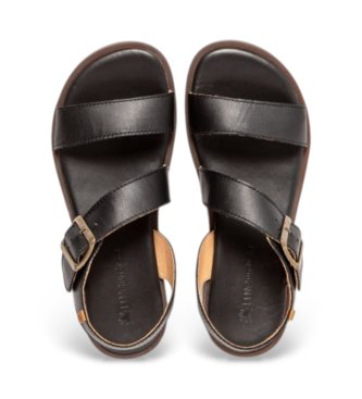 El Naturalista Sand�lias de couro N5887 Arenisca preto