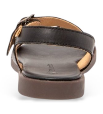 El Naturalista Sand�lias de couro N5887 Arenisca preto