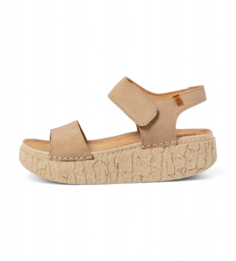 El Naturalista Sandalias de Piel N5970 Shinrin marrn claro