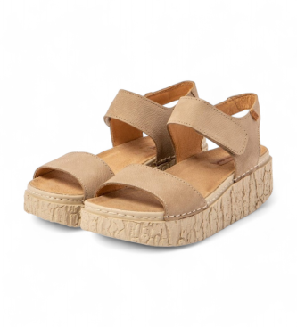 El Naturalista Sandalias de Piel N5970 Shinrin marrn claro