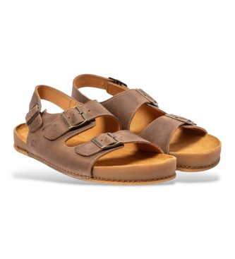 El Naturalista Leather sandals N6001 beige