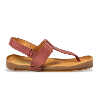 El Naturalista Leather sandals N6004 red