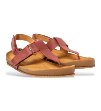 El Naturalista Leather sandals N6004 red