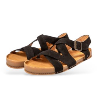El Naturalista Sandales en cuir N6005 Horizon noir