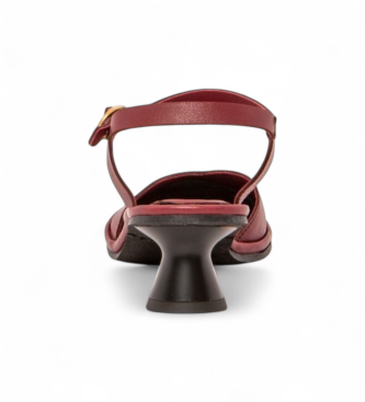 El Naturalista Leather Sandals N884 Flora burgundy