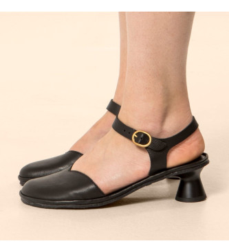 El Naturalista Leather Sandals N884 Flora black