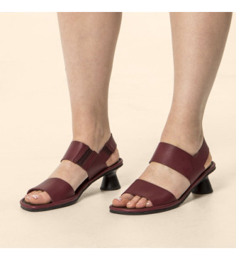 El Naturalista Leather sandals N885 maroon