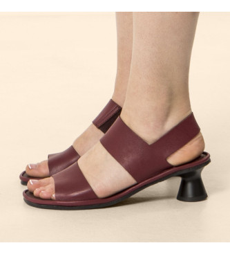 El Naturalista Leather sandals N885 maroon