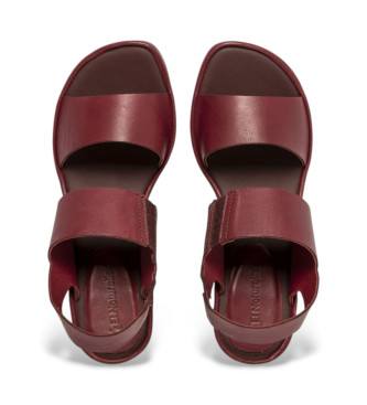 El Naturalista Leather sandals N885 maroon