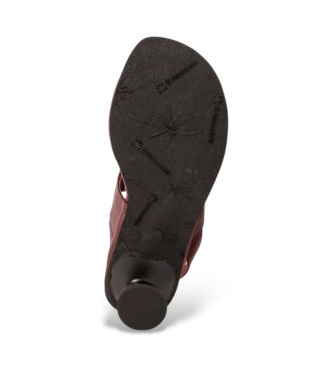 El Naturalista Leather sandals N885 maroon