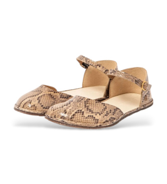 El Naturalista Leather Sandals N5683 Bare beige