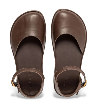 El Naturalista Leather Sandals N5683 Bare brown