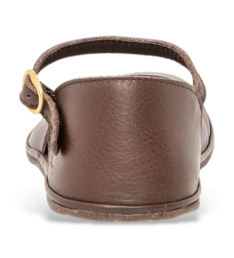 El Naturalista Leather Sandals N5683 Bare brown