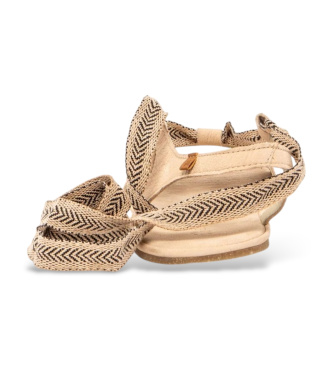 El Naturalista Leather sandals N5685 Satya beige