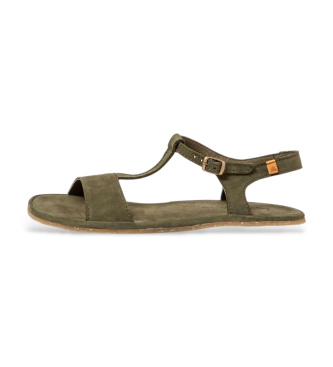El Naturalista Leren sandalen N5686 Satya groen
