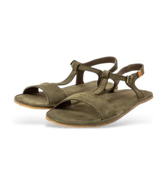 El Naturalista Leren sandalen N5686 Satya groen