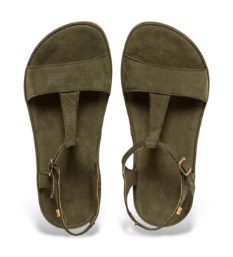 El Naturalista Leren sandalen N5686 Satya groen
