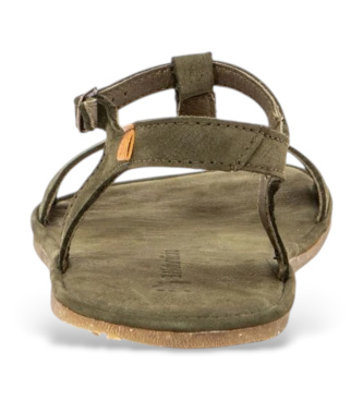 El Naturalista Leren sandalen N5686 Satya groen