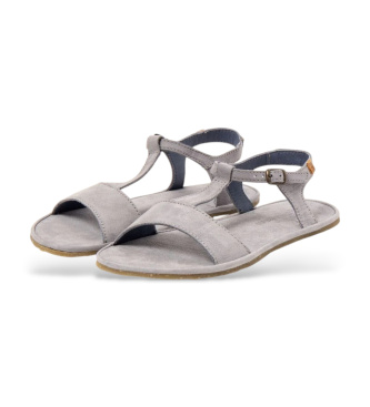 El Naturalista Leren sandalen N5686 Satya grijsblauw