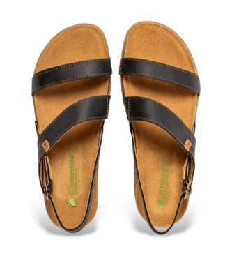 El Naturalista Leather Sandals N5804 Panglao black
