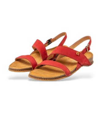 El Naturalista Leather Sandals N5804 Panglao red