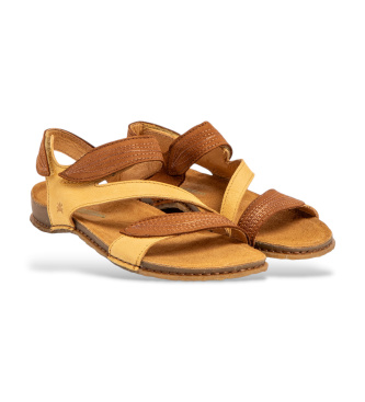 El Naturalista Leather Sandals N5810 Panglao yellow