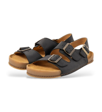 El Naturalista N6001 Arizona Leather Sandals preto