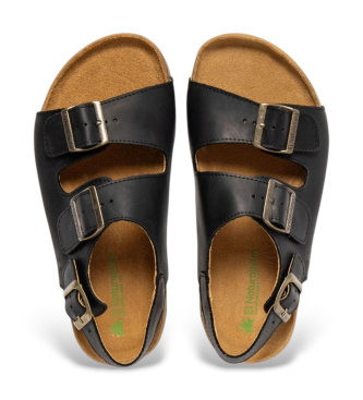 El Naturalista N6001 Arizona Leather Sandals preto
