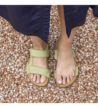 El Naturalista Usnjeni sandali N6003 zeleni