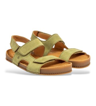 El Naturalista Usnjeni sandali N6003 zeleni